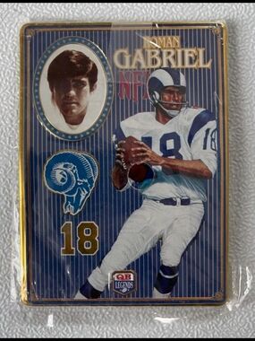 1994 QB Legends NFL Metallic Images #6 Roman Gabriel Los Angeles Rams. Sealed